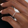 The Pave Alison Set With A 2.5 Carat Marquise Moissanite For Discount