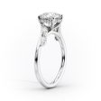 The Nova Set With A 4 Carat Marquise Moissanite Hot on Sale