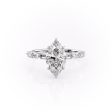 The Patricia Set With A 1 Carat Marquise Moissanite For Discount