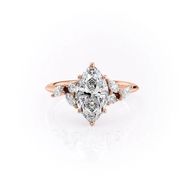 The Melissa Set With A 1.5 Carat Marquise Moissanite Online Hot Sale