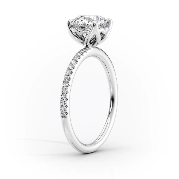 The Pave Alison Set With A 2 Carat Marquise Moissanite Discount