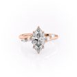 The Nova Set With A 3 Carat Marquise Moissanite For Discount