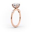 The Nicole Set With A 3.5 Carat Marquise Moissanite Hot on Sale