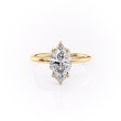 The Lisa Set With A 3.5 Carat Marquise Moissanite For Discount