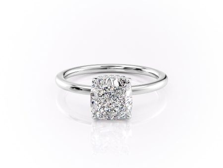 The Margot Set With A 2.5 Carat Cushion Moissanite Fashion