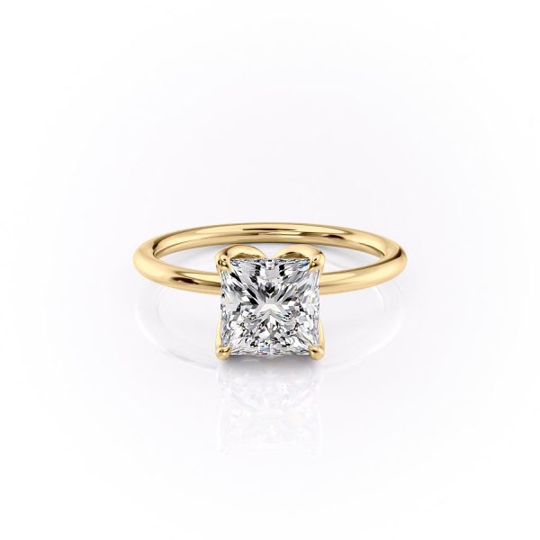 The Lisa Set With A 1 Carat Princess Moissanite Online now