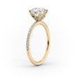 The Pave Lily Set With A 3.5 Carat Marquise Moissanite Online Hot Sale