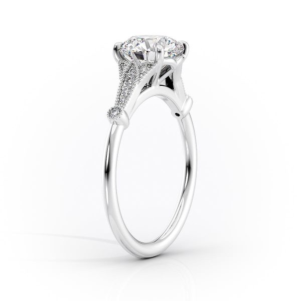 The Stephanie Set With A 3 Carat Marquise Moissanite Online now