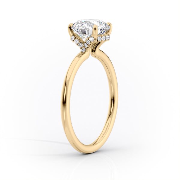 The Margot Set With A 1.5 Carat Pear Moissanite Online now