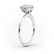 The Alison Set With A 2 Carat Marquise Moissanite For Cheap