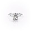 The Lisa Set With A 1.5 Carat Oval Moissanite Online Hot Sale