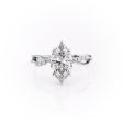 The Daisy Set With A 5 Carat Marquise Moissanite For Discount