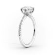 The Pave Lexie Set With A 3 Carat Marquise Moissanite Online Sale