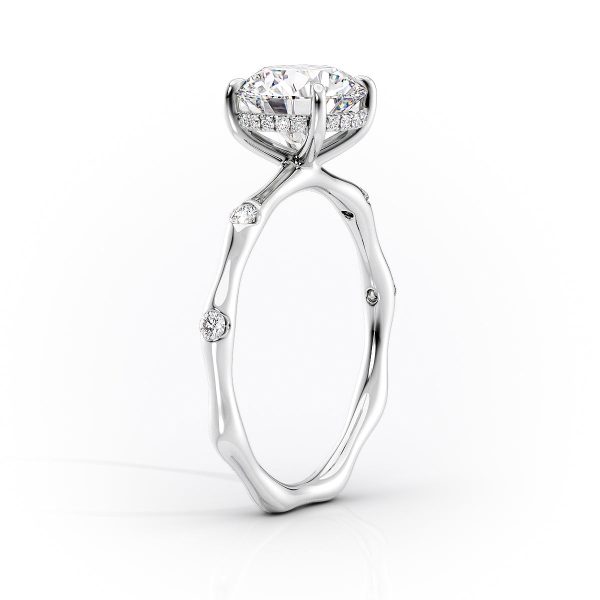 The Samantha Set With A 5 Carat Marquise Moissanite For Discount