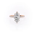 The Pave Eleanor Set With A 4 Carat Marquise Moissanite Cheap