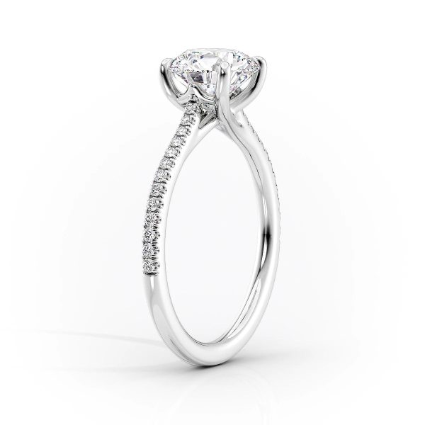 The Pave Lexie Set With A 1 Carat Marquise Moissanite Online Sale