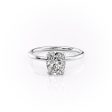 The Lisa Set With A 4 Carat Elongated Cushion Moissanite Online