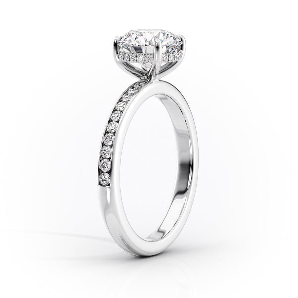 The Marilyn Set With A 5 Carat Marquise Moissanite Cheap