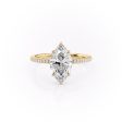 The Pave Margot Set With A 2 Carat Marquise Moissanite Discount