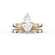 The Lucia Set With A 3.5 Carat Marquise Moissanite For Sale