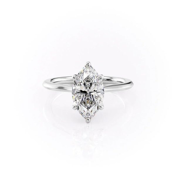 The Madison Set With A 2.5 Carat Marquise Moissanite Online