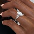 The Melissa Set With A 1 Carat Marquise Moissanite Hot on Sale