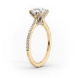 The Pave Madison Set With A 1 Carat Marquise Moissanite Hot on Sale