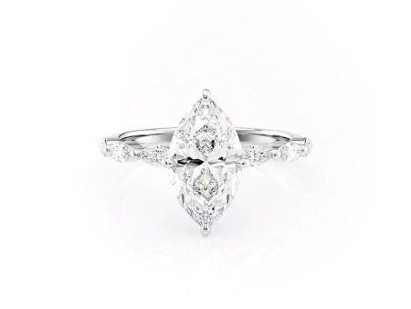 The Lucia Set With A 5 Carat Marquise Moissanite For Discount