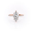 The Pave Maia Set With A 2.5 Carat Marquise Moissanite Sale