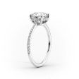 The Pave Maia Set With A 1 Carat Marquise Moissanite For Discount