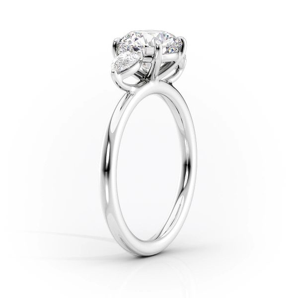 The Lauren Set With A 3.5 Carat Marquise Moissanite For Discount