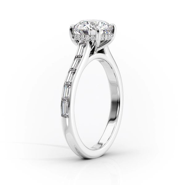 The Monica Set With A 4.5 Carat Marquise Moissanite Hot on Sale