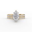 The Marilyn Set With A 3.5 Carat Marquise Moissanite Supply