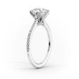 The Pave Madison Set With A 5 Carat Marquise Moissanite Hot on Sale