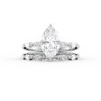 The Lucia Set With A 4 Carat Marquise Moissanite Hot on Sale