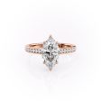 The Cameron Set With A 3.5 Carat Marquise Moissanite Discount