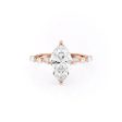 The Lindsey Set With A 5 Carat Marquise Moissanite Online