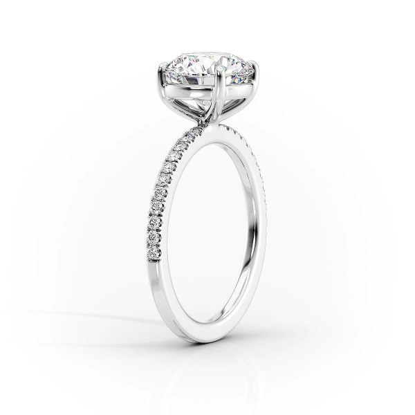 The Pave Eleanor Set With A 3 Carat Marquise Moissanite Supply