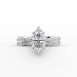 The Caroline Set With A 4.5 Carat Marquise Moissanite Supply