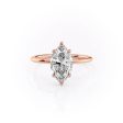 The Sarah Set With A 3.5 Carat Marquise Moissanite For Discount