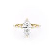 The Lindsey Set With A 1.5 Carat Marquise Moissanite Online Hot Sale