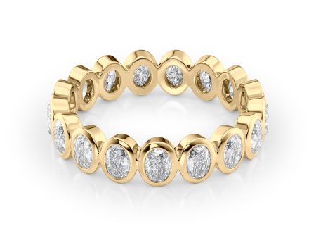 1.7ct Oval Bezel Eternity Online Hot Sale