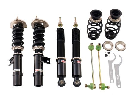 BC Racing Coilovers VW Golf MK5 1.6L (06-09) MK6 (10-14) [49.5mm Front Strut] BR Series w  Front Camber Plates Fashion