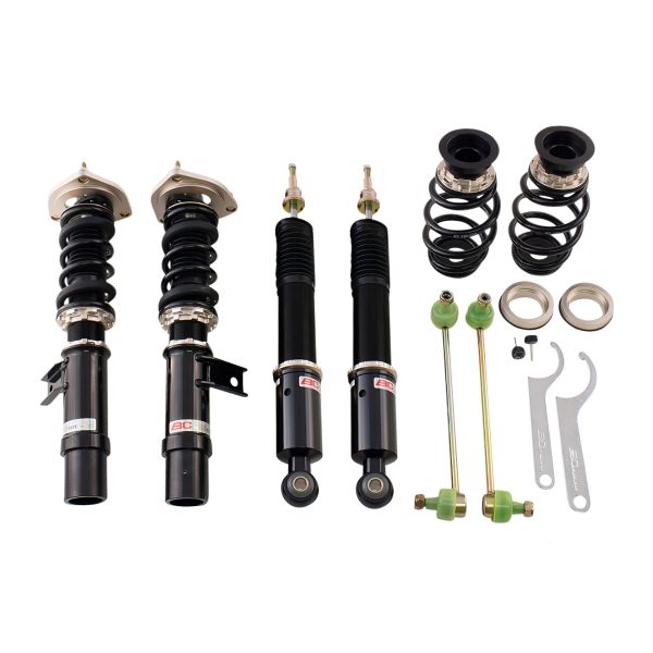 BC Racing Coilovers VW Golf MK5 1.6L (06-09) MK6 (10-14) [49.5mm Front Strut] BR Series w  Front Camber Plates Fashion