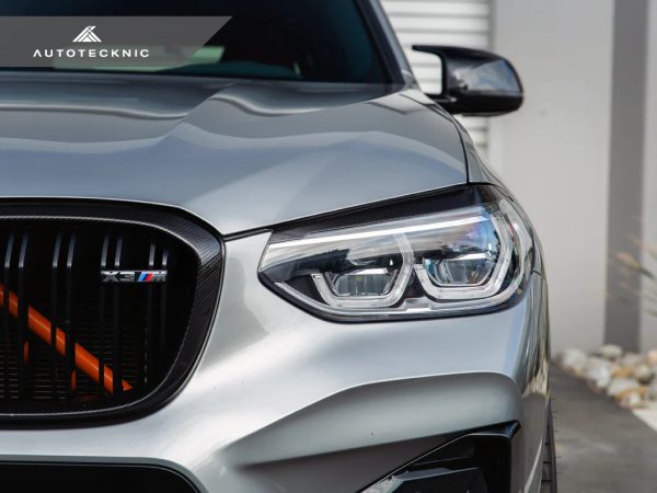 Autotecknic Headlight Covers BMW X4 G02 (2018-2021) [Carbon Fiber] Eye Lid on Sale