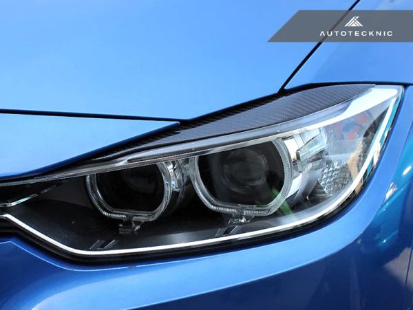 Autotecknic Headlight Covers BMW 3 Series F30 Sedan (2012-2015) [Carbon Fiber] Eye Lid Online