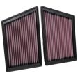 K&N Air Filter Porsche 911 3.0L (19-22) 3.7L (20-22) Performance Replacement - 33-3153 Online