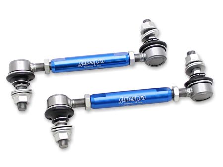 Superpro Sway Bar Links Hyundai Elantra HD (06-11) [Rear Set] 10mm Ball Joint  160mm-205mm Long Sale