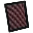 K&N Air Filter Mercedes B-Class 1.5L 1.7L 2.0L  (05-11) Performance Replacement - 33-2914 Online