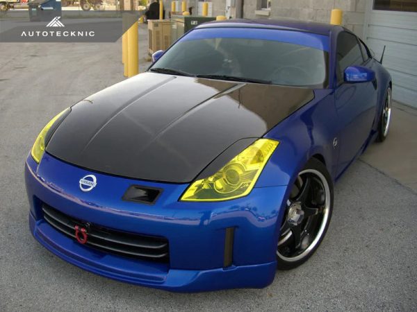 Autotecknic Headlight Covers Nissan 350Z (2003-2007) [Carbon Fiber] Eye Lid Discount